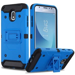 Galaxy J3 Kinetic Hybrid Protector Cover - Blue / Black (463)