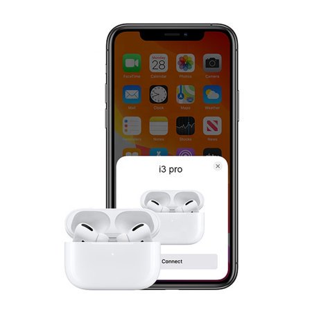 Earbuds Pro with Wireless Charging (Brand New) 5.0 TWS Earbuds Wireless Charging Intelligent Noise Reduction for iPhone (9415)