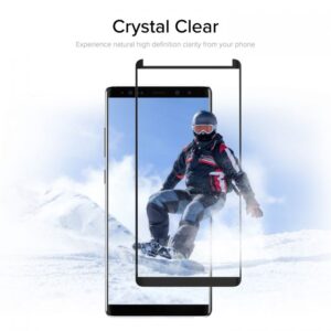 Samsung Galaxy S9 - Full Covered Edge to Edge - 0.33mm Curved Tempered Glass Screen Protector - Black (3306)