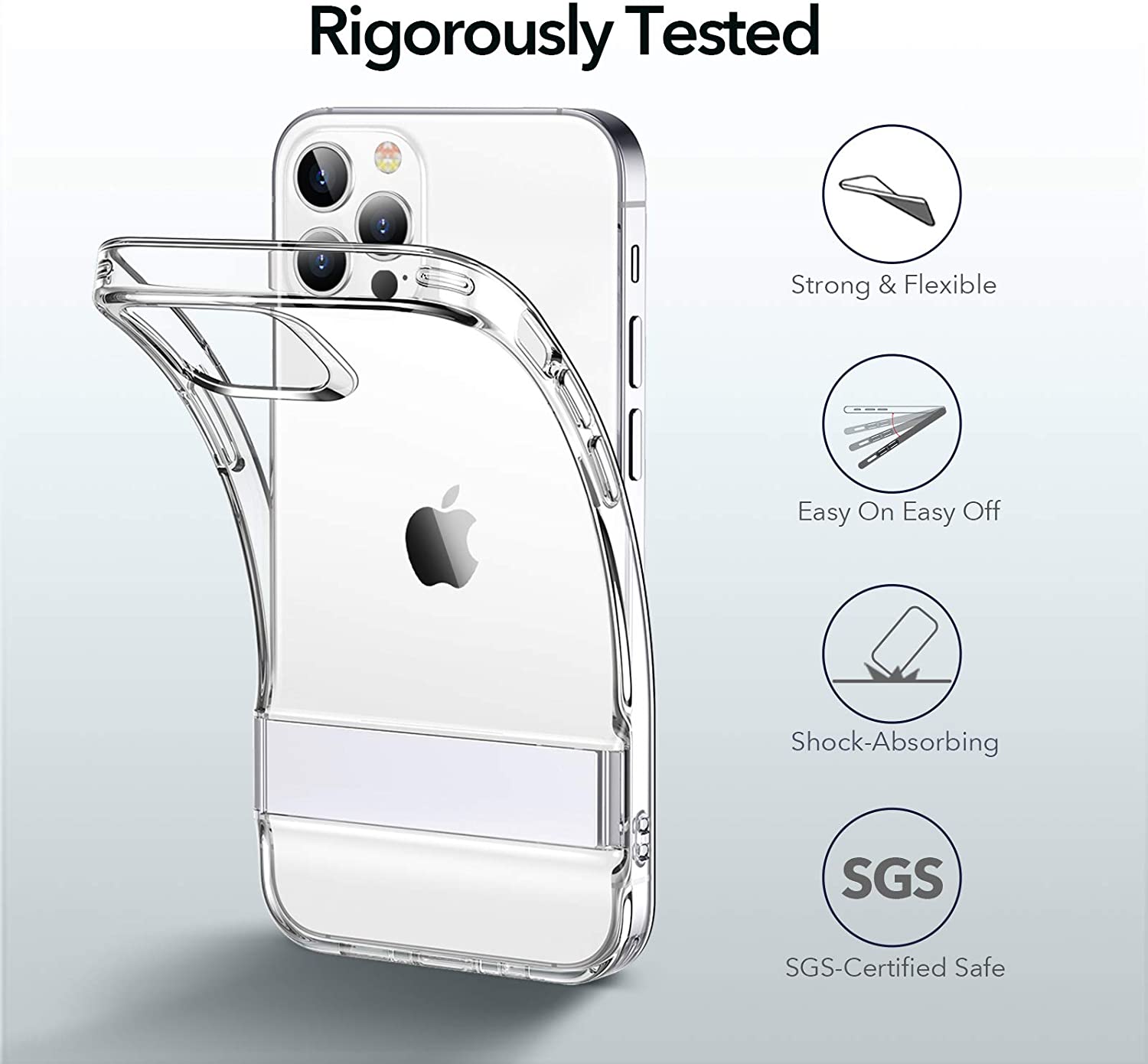 ESR Air Shield Boost High Quality Compatible with iPhone 12 Pro Max Case - Clear (110011)
