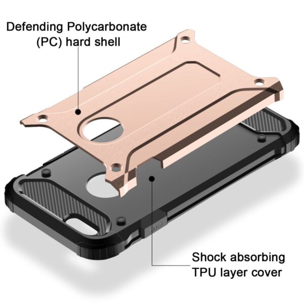 iPhone 7/8 Hybrid Armor TPU PC Case Rose Gold 1645
