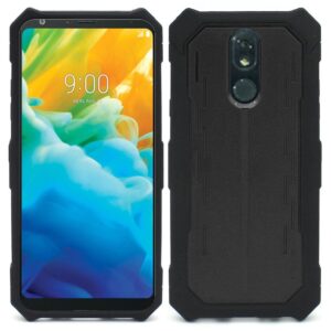 LG Stylo 5 Tough Cosmic Dual Layer Hybrid PC TPU - Black/Black (811)