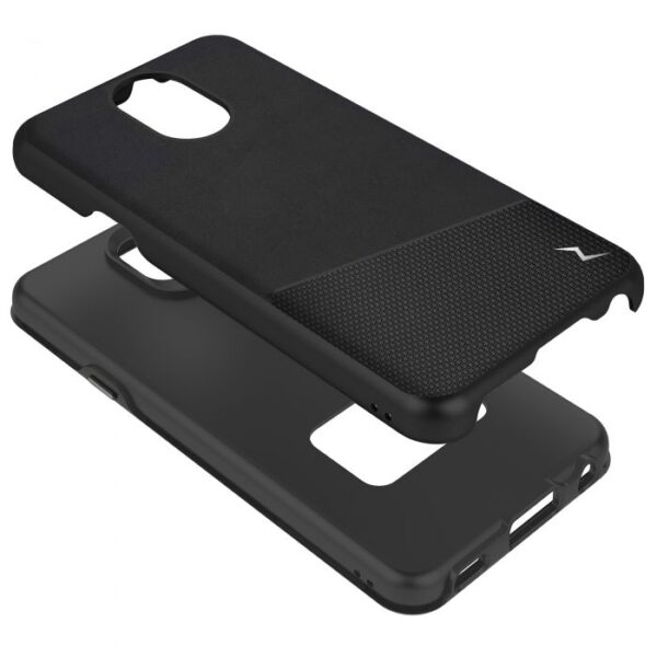 LG Escape Plus - Zizo Division Case w/ Dual Layering & Shockproof Protection - Black (122)