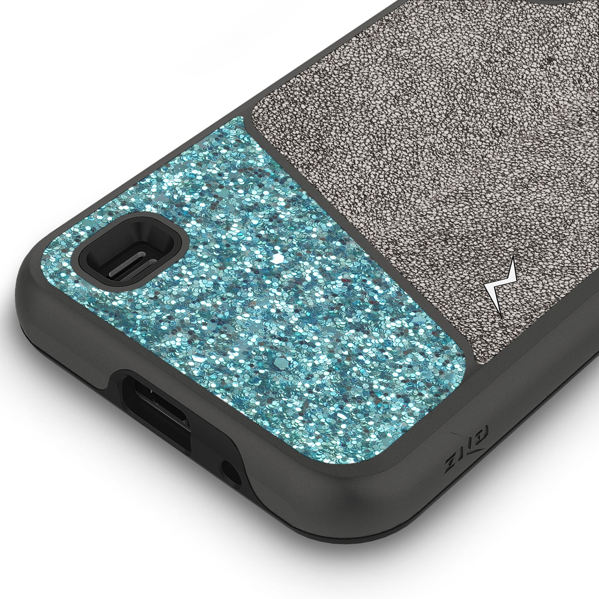 Samsung Galaxy A01 ZIZO DIVISION Series Case- Black & Mint (9743)