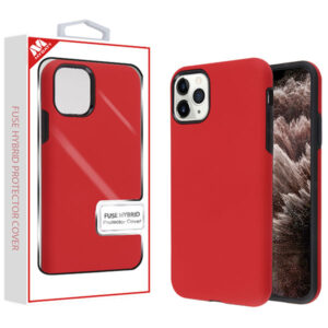 Apple iPhone 11 Pro - MyBat Fuse Hybrid Cover - Red / Black (4542)