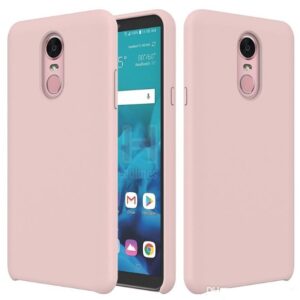 LG Harmony 2 Liquid Silicone phone case cover shockproof Rose Gold (1205)