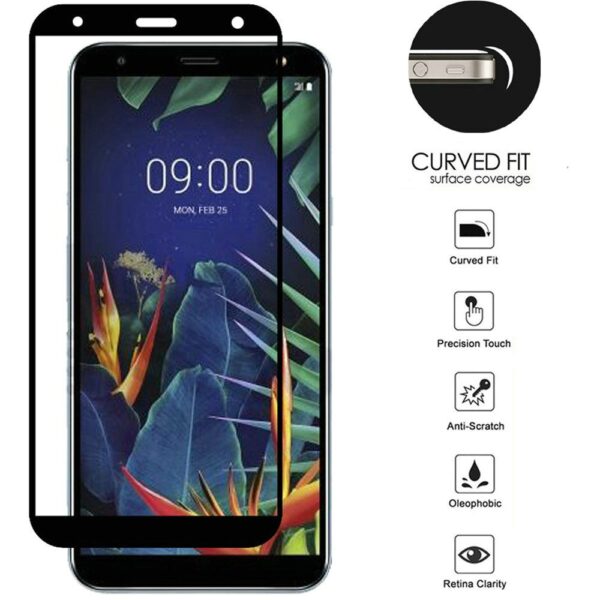 Alcatel Insight FULL COVER TEMPERED GLASS (BLACK) (4679)