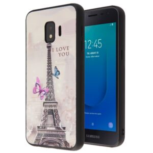 Samsung Galaxy J2 Pure / J2 Core / J2 3D Eiffel Tower Stereograph Hybrid Protector Cover (754)