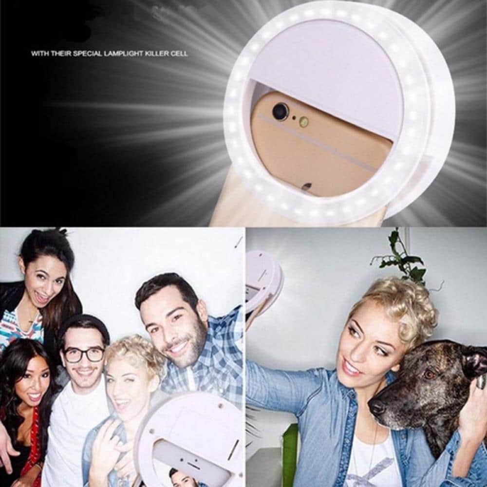 HALO PORTABLE SELFIE RING LIGHT FOR IPHONE AND ANDROID (110044)