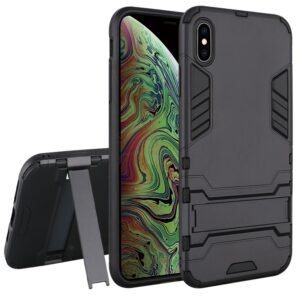 iPhone XS Max Dynamite Shockproof Kickstand Hybrid - Black (950)