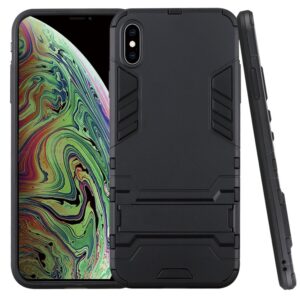 iPhone XS Max Dynamite Shockproof Kickstand Hybrid - Black (950)