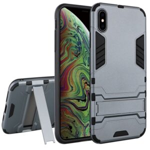 iPhone XS Max Dynamite Shockproof Kickstand Hybrid - Grey (951)