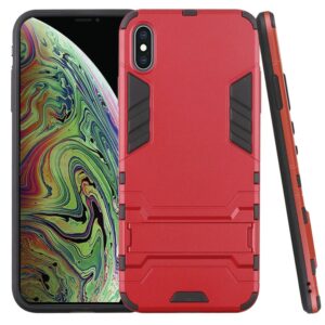 iPhone XS Max Dynamite Shockproof Kickstand Hybrid - Red (952)