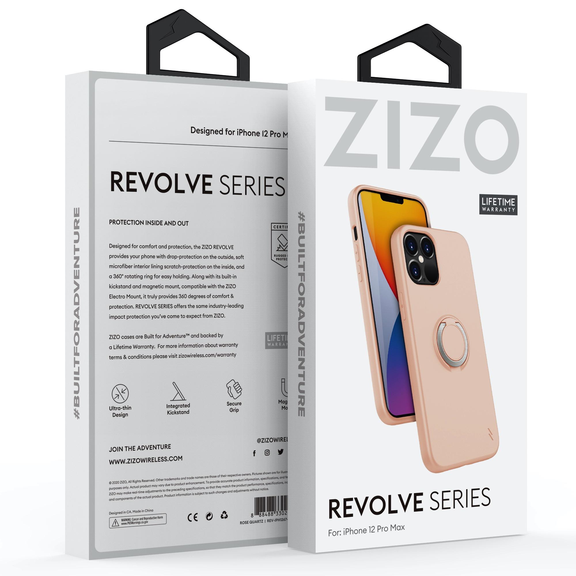 iPhone 12 Pro Max 6.7 ZIZO Revolve Series Case – Rose Quartz (110108)