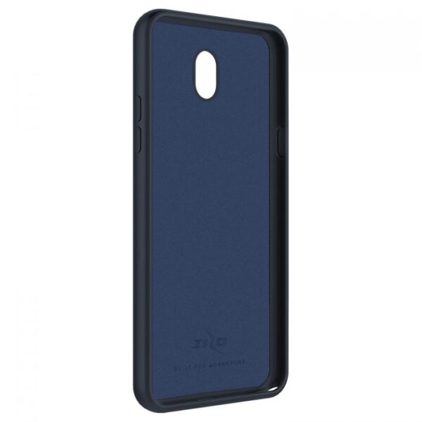 LG Escape Plus - Zizo Revolve Case w/ Built-In Ring Holder Kickstand & Magnetic Mount - Charcoal Blue (119)