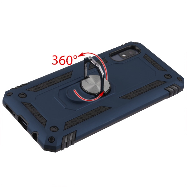 SAMSUNG Galaxy A10E - Mybat Ink Blue/Black Anti-Drop Hybrid Protector Cover (9717)
