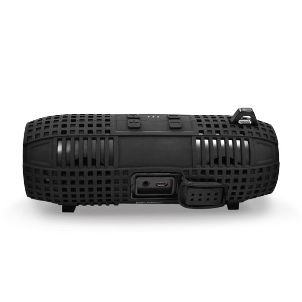 AXESS SPBW1047 Bluetooth IPX7 Waterproof Speaker with Rugged Silicon Body- Black (64)