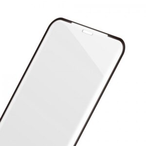 iPHONE XS Full Screen Protector Plastic Case - Black (566)