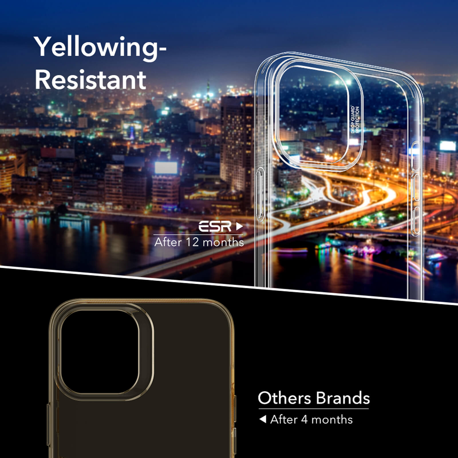 ESR Essential Zero Designed for iPhone 12 Pro Max Case, Slim Clear Soft TPU, Flexible Silicone Cover - Clear (110012)
