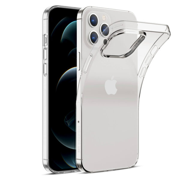 ESR Essential Zero Designed for iPhone 12 Pro & iPhone 12 Case, Slim Clear Soft TPU, Flexible Silicone Cover - Clear (110014)