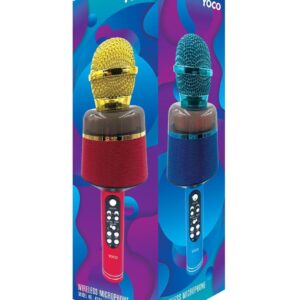 YOCO KS02 Karaoke Wireless Microphone w/lights - Red (110146)