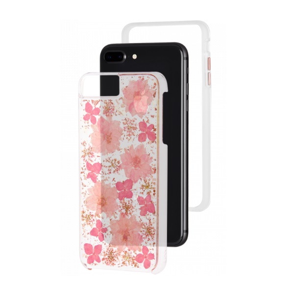 iPhone XR Genuine Flower Case Pink (1710)