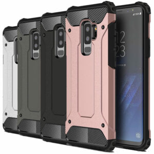 Galaxy S9 Hybrid Armor TPU PC Case Black 1641