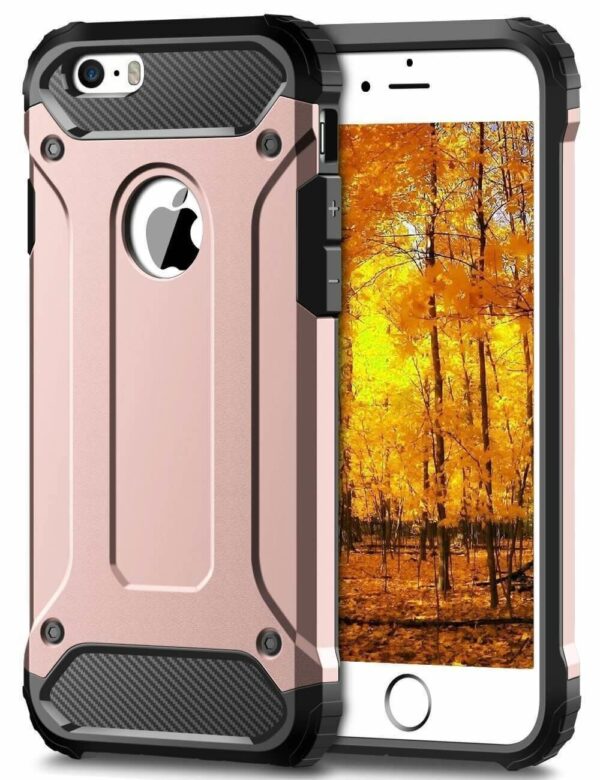 iPhone 7/8 Plus Hybrid Armor TPU PC Case Rose Gold (1664)