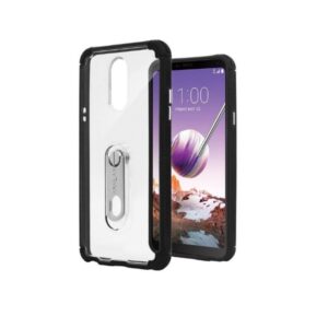 LG Stylo 4 Shockproof with Kickstand Case Black (1706)