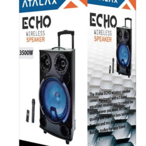 ATALAX 'ECHO' WIRELESS BLUETOOTH SPEAKER - BLACK (535)